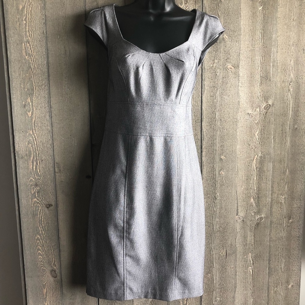 XOXO Fitted Wiggle Dress Cap Sleeve Hidden Zip Scoop Neck Juniors Size 5/6